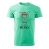 Pánské tričko s potiskem Big bull boss (Barva trička (muži) NOVÉ Apple green, Velikost - všechny NOVÉ 2XL)