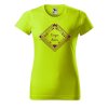 Dámské tričko s potiskem Carpe diem (Barva trička - ženy (NOVÉ) Apple green, Velikost - všechny NOVÉ 2XL)