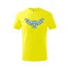 Dětské tričko s potiskem Letící sova (Barva trička (děti) NOVÉ Apple green, Velikost - všechny NOVÉ 110 /4 roky)
