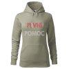 Dámská mikina Pivní pomoc (Barva dámské mikiny Malfini Cape Bílá, Velikost - žena NOVÉ 2XL)