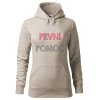 Dámská mikina Pivní pomoc (Barva dámské mikiny Malfini Cape Bílá, Velikost - žena NOVÉ 2XL)