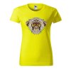 Dámské tričko s potiskem Hlava opice (Barva trička - ženy (NOVÉ) Apple green, Velikost - všechny NOVÉ 2XL)