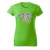 Dámské tričko s potiskem Hlava slona (Barva trička - ženy (NOVÉ) Apple green, Velikost - všechny NOVÉ 2XL)