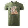 Pánské tričko s potiskem Hlava kohouta (Barva trička (muži) NOVÉ Apple green, Velikost - všechny NOVÉ 2XL)