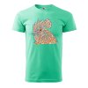Pánské tričko s potiskem Hlava kohouta (Barva trička (muži) NOVÉ Apple green, Velikost - všechny NOVÉ 2XL)