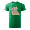 Pánské tričko s potiskem Hlava kohouta (Barva trička (muži) NOVÉ Apple green, Velikost - všechny NOVÉ 2XL)