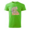 Pánské tričko s potiskem Hlava kohouta (Barva trička (muži) NOVÉ Apple green, Velikost - všechny NOVÉ 2XL)