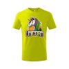 Dětské tričko s potiskem Naštvaný jednorožec (Barva trička (děti) NOVÉ Apple green, Velikost - všechny NOVÉ 110 /4 roky)