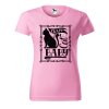 Dámské tričko s potiskem Cat baby (Barva trička - ženy (NOVÉ) Apple green, Velikost - všechny NOVÉ 2XL)