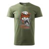 Pánské tričko s potiskem Rest in pieces (Barva trička (muži) NOVÉ Apple green, Velikost - všechny NOVÉ 2XL)