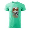 Pánské tričko s potiskem Rest in pieces (Barva trička (muži) NOVÉ Apple green, Velikost - všechny NOVÉ 2XL)
