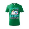 Dětské tričko s potiskem Not lazy (Barva trička (děti) NOVÉ Apple green, Velikost - všechny NOVÉ 110 /4 roky)