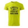 Pánské tričko s potiskem Trvalo to 30 let (Barva trička (muži) NOVÉ Apple green, Velikost - všechny NOVÉ 2XL)