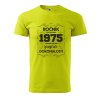 Pánské narozeninové tričko Zraji k dokonalosti (Barva trička (muži) NOVÉ Apple green, Velikost - všechny NOVÉ 2XL)
