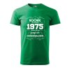 Pánské narozeninové tričko Zraji k dokonalosti (Barva trička (muži) NOVÉ Apple green, Velikost - všechny NOVÉ 2XL)
