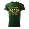 Pánské narozeninové tričko Legenda pírka (Barva trička (muži) NOVÉ Apple green, Velikost - všechny NOVÉ 2XL)