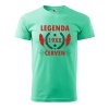 Pánské narozeninové tričko Legenda pírka (Barva trička (muži) NOVÉ Apple green, Velikost - všechny NOVÉ 2XL)