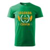 Pánské narozeninové tričko Legenda pírka (Barva trička (muži) NOVÉ Apple green, Velikost - všechny NOVÉ 2XL)
