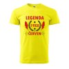 Pánské narozeninové tričko Legenda pírka (Barva trička (muži) NOVÉ Apple green, Velikost - všechny NOVÉ 2XL)