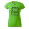 Dámské narozeninové tričko Sluneční svit (Barva trička - ženy (NOVÉ) Apple green, Velikost - všechny NOVÉ 2XL)