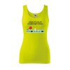 Dámské tílko s potiskem Oficiálně starší (Velikost 2XL, Ženy vodácká tílka Apple green)