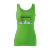 Dámské tílko s potiskem Oficiálně starší (Velikost 2XL, Ženy vodácká tílka Apple green)