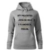 Dámská mikina Být policistka (Barva dámské mikiny Malfini Cape Bílá, Velikost - žena NOVÉ 2XL)