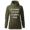 Dámská mikina Být policistka (Barva dámské mikiny Malfini Cape Bílá, Velikost - žena NOVÉ 2XL)