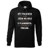 Pánská mikina s potiskem Být policista (Barva mikiny malfini pánské Bílá, Velikost - muž NOVÉ 2XL)