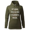 Dámská mikina Být máma (Barva dámské mikiny Malfini Cape Bílá, Velikost - žena NOVÉ 2XL)