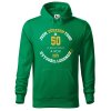 Pánská mikina s potiskem 50 legenda (Barva mikiny malfini pánské Bílá, Velikost - muž NOVÉ 2XL)