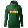 Dámská mikina Cute but psycho (Barva dámské mikiny Malfini Cape Bílá, Velikost - žena NOVÉ 2XL)