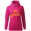 Dámská mikina 0% vegan (Barva dámské mikiny Malfini Cape Bílá, Velikost - žena NOVÉ 2XL)