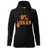 Dámská mikina 0% vegan (Barva dámské mikiny Malfini Cape Bílá, Velikost - žena NOVÉ 2XL)
