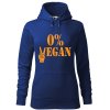 Dámská mikina 0% vegan (Barva dámské mikiny Malfini Cape Bílá, Velikost - žena NOVÉ 2XL)