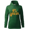 Dámská mikina 0% vegan (Barva dámské mikiny Malfini Cape Bílá, Velikost - žena NOVÉ 2XL)