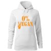 Dámská mikina 0% vegan (Barva dámské mikiny Malfini Cape Bílá, Velikost - žena NOVÉ 2XL)