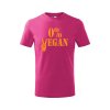 Dětské tričko s potiskem 0% vegan (Barva trička (děti) NOVÉ Apple green, Velikost - všechny NOVÉ 110 /4 roky)