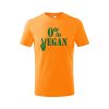 Dětské tričko s potiskem 0% vegan (Barva trička (děti) NOVÉ Apple green, Velikost - všechny NOVÉ 110 /4 roky)