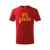 Dětské tričko s potiskem 0% vegan (Barva trička (děti) NOVÉ Apple green, Velikost - všechny NOVÉ 110 /4 roky)