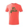 Dětské tričko s potiskem 0% vegan (Barva trička (děti) NOVÉ Apple green, Velikost - všechny NOVÉ 110 /4 roky)