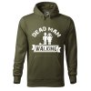 Pánská mikina s potiskem Dead man walking (Barva mikiny malfini pánské Bílá, Velikost - muž NOVÉ 2XL)