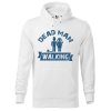 Pánská mikina s potiskem Dead man walking (Barva mikiny malfini pánské Bílá, Velikost - muž NOVÉ 2XL)