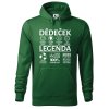 Pánská mikina s potiskem Dědeček legenda (Barva mikiny malfini pánské Bílá, Velikost - muž NOVÉ 2XL)