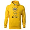 Pánská mikina s potiskem Big bull boss (Barva mikiny malfini pánské Bílá, Velikost - muž NOVÉ 2XL)
