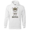Pánská mikina s potiskem Big bull boss (Barva mikiny malfini pánské Bílá, Velikost - muž NOVÉ 2XL)