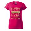 Dámské tričko s potiskem Rybaření vyřeší (Barva trička - ženy (NOVÉ) Apple green, Velikost - všechny NOVÉ 2XL)