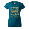 Dámské tričko s potiskem Rybaření vyřeší (Barva trička - ženy (NOVÉ) Apple green, Velikost - všechny NOVÉ 2XL)