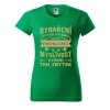 Dámské tričko s potiskem Rybaření vyřeší (Barva trička - ženy (NOVÉ) Apple green, Velikost - všechny NOVÉ 2XL)