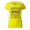 Dámské tričko s potiskem Rybaření vyřeší (Barva trička - ženy (NOVÉ) Apple green, Velikost - všechny NOVÉ 2XL)